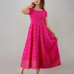 Floral Print Fit & Flare Dress-image-65