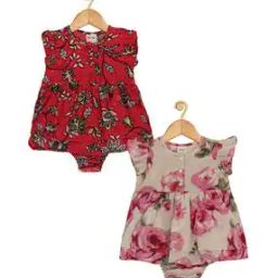 Pack of 2 Printed Romper Dresses-picture-51