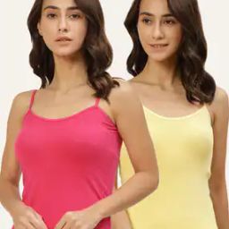 Pack of 2 Camisoles with Adjustable Straps-image-33