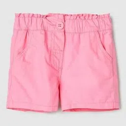 Girl Regular Fit Shorts with Elasticated Waist-image-62