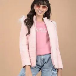 Girls Hooded Puffer Jacket-picture-41