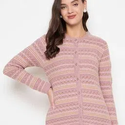 Women Woolen Cardigan-image-2