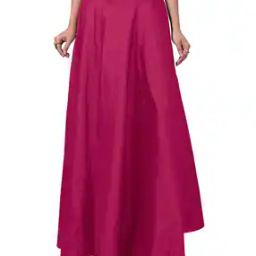 A-Line Skirt with Elasticated Waist-picture-50