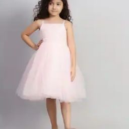 Girls Embellished Fit and Flare Dress-11