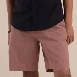 Solid Regular Fit Shorts-image-101