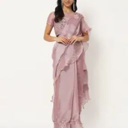 Women Saree with Blouse Piece-image-10