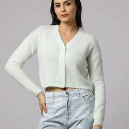 Women V-Neck Sweater-image-76