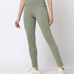 Women Side Zipper Treggings-image-116