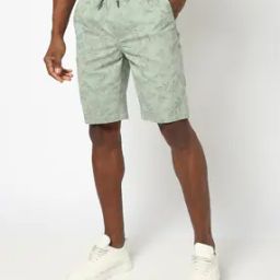 Men Ultimate Pull-Up Printed Slim Fit Shorts-14