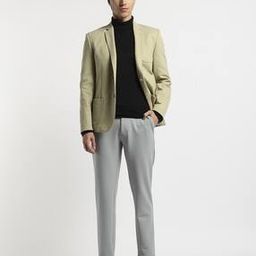 Honeycomb Structure Formal Knit Trousers-image-22