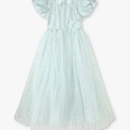 Girls Embellished Fit & Flare Dress-image-29