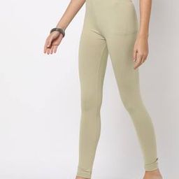 Ankle-Length Leggings with Elasticated Waist-image-64