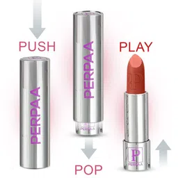 PERPAA Set of 3 Push Button Waterproof & Creamy Matte Lipstick - 3.5 g each-12
