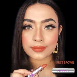 PERPAA Set of 3 Push Button Waterproof & Creamy Matte Lipstick - 3.5 g each image 2