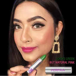 PERPAA Set of 3 Push Button Waterproof & Creamy Matte Lipstick - 3.5 g each image 5