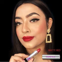 PERPAA Set of 3 Push Button Waterproof & Creamy Matte Lipstick - 3.5 g each image 3