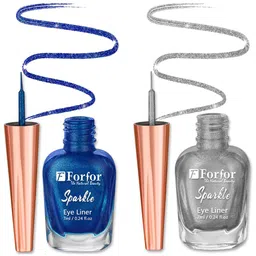 FORFOR Set of 2 Sparkle Water-Proof Liquid Glitter Eyeliners 7ml Each - Shades 05 & 07-9