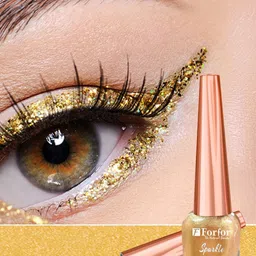 FORFOR Set of 2 Sparkle Water-Proof Sensational Liquid Glitter Eyeliners - 7 ml each image 4