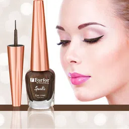 FORFOR Sparkle Set Of 2 Liquid Glitter Eyeliners 7 ml Each - Grey 02 & Brown 06 image 3