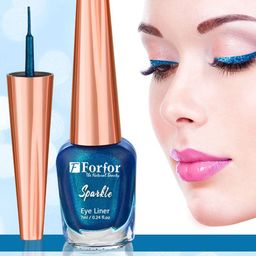 FORFOR Set of 2 Sparkle Water-Proof Sensational Liquid Glitter Eyeliners - 7 ml each image 5