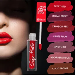 ForSure Stay Matte Set Of 4 Non-Transfer & Waterproof Long-Last Liquid Matte Mini Lipstick - 2.5 ml Each image 2