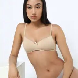 Non-Wired T-shirt Bra with Adjustable Straps-picture-34