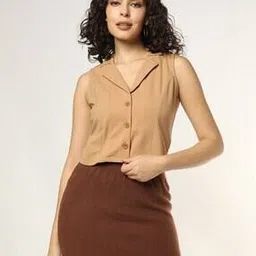 fyre rose Women Slim Fit Button-Front Top-picture-12