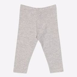 Heathered Leggings with Elasticated Waist-image-51