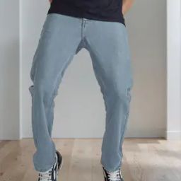 Shein Full Length Fixed Waist Light Wash Jeans-image-29