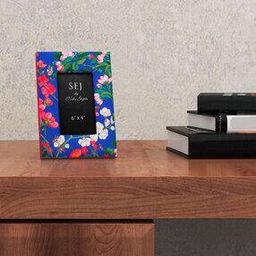 Floral Print Rectangle Photo Frame-15
