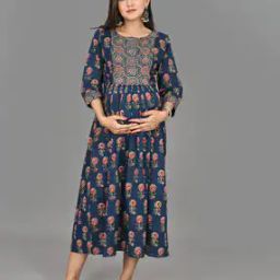 Floral Print Fit & Flare Dress-image-56