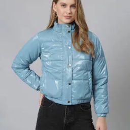 Quilted Zip-Front Jacket with Pockets-picture-49