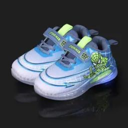 Boys Velcro-Fastening Shoes with Round Shaped Toes-image-19