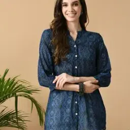 Floral Print Straight Tunic-picture-44