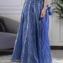Women Leheriya Print Flared Skirt-picture-15