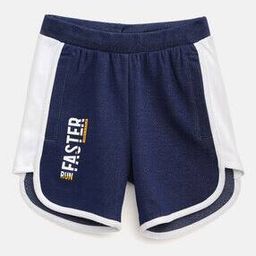 Colourblock Shorts with Elasticated Waist-image-68