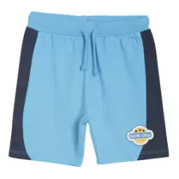 Colourblock Elasticated Waist Shorts-image-45