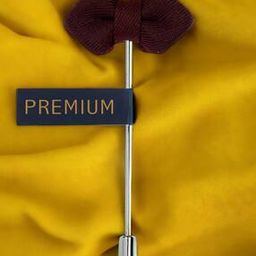 Rhodium-Plated Floral Lapel Pin-image-72