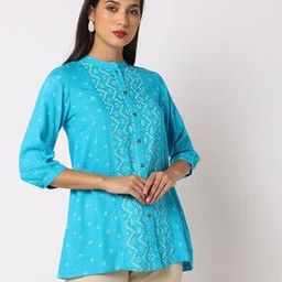 Printed A-Line Tunic-image-72