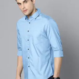 Men Regular Fit Shirt with Patch Pocket-image-58