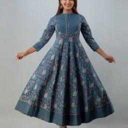 Women Floral Print Anarkali Kurta-image-16