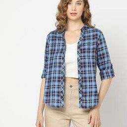 Women Checked Shirt-image-7
