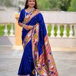 Women Paithani Silk Saree-image-37