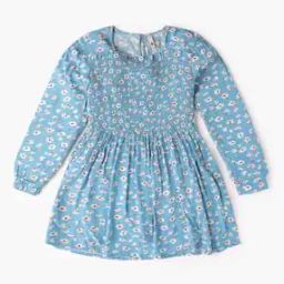 Floral Print Fit & Flare Dress-image-62