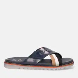 Leather Criss-Cross Strappy Sandals-picture-45