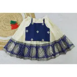 Girls Embroidery Lehenga with Choli-image-2