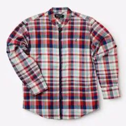 Checked Zip-Front Shirt-picture-14