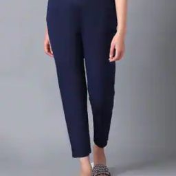 Women Solid Trousers-image-35