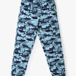 Boys Camouflage Print Regular Fit Joggers-picture-23