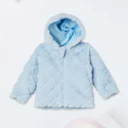 Girls Hooded Teddy Jacket-image-21